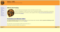 Desktop Screenshot of abitur1981.de