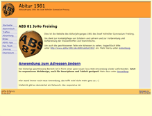 Tablet Screenshot of abitur1981.de